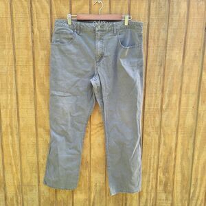 Magellan Outdoor Grey Gray Carpenter Pants Jeans Mens Size 36 X 30